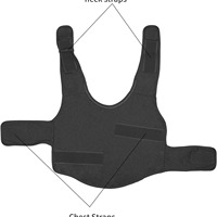 Gilet apaisant pour chien à compression – Veste anti-stress pour le calme et le soulagement de l'anxiété de séparation et des feux d'artifice – Manteau apaisant pour animaux effrayés