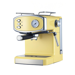 Machine à expresso noire vintage durable baguette à vapeur électrique à haute efficacité en aluminium pour les amateurs de café à la maison hôtels en plein air - Product Image 5