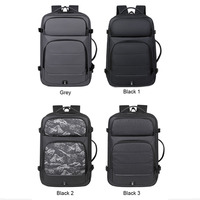 Mochila para Portátil Duradera, de Lujo, Gran Capacidad, Transpirable, Multifuncional, Impermeable, con Diseño Geométrico, Cierre de Cremallera y Puerto USB