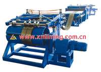Ligne de production de machine de découpe à bande automatique à grande vitesse de 1250 mm pour tôles d'acier, découpe en longueur