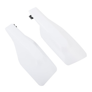 Protège-mains de moto ZUQING en matériau PP blanc, 35cm x 20cm x 10cm, protection contre les chocs pour motos de motocross - Product Image 1