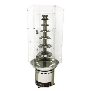 Le plus récent cache-poussière en acrylique transparent en plastique 4/5/6/7 couches pour fontaine à <span class=keywords><strong>chocolat</strong></span> professionnelle à vendre - Product Image 6