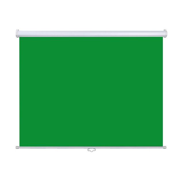 72"-150" Wall Installation Manually Pull Down the Green Screen Home Use Projection Screen
