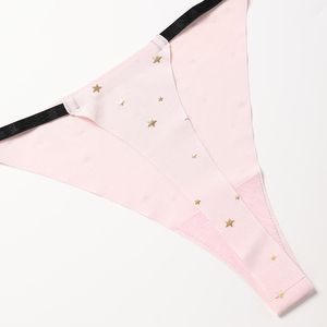 Tangas de lencería sexy transpirables sin costuras de talle bajo para mujer, tallas grandes, al por mayor, de nailon/spandex - Product Image 6