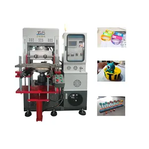 Silicone vulcanizing press rubber label compression moulding machine for collapsible cup