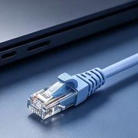 Cable de Conexión para Exteriores Cat6 UTP RJ45, Cable Ethernet de 24 AWG con Revestimiento de PE, 10 m, 20 m, 30 m, 40 m, 50 m, para Pared Exterior, Jardín, Fábrica, Almacén