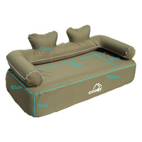Vente flash - Canapé gonflable Coody pour le camping, chaise gonflable, siège gonflable avec pompe à air intégrée pour le glamping