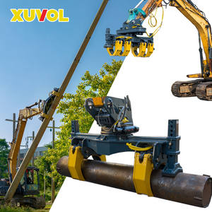 Manipulador de Postes Giratorio XUVOL Max. Manipulador de Tubos de Acero y PVC para Maquinaria de Construcción, Excavadora de 10-15 Toneladas, Capacidad de Carga 1.5T - Product Image 6