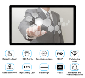 Màn Hình Quảng Cáo <span class=keywords><strong>Lcd</strong></span> Gắn Tường Logo Oem Màn Hình Cảm Ứng Quảng Cáo Chân Đế <span class=keywords><strong>22</strong></span> Inch - Product Image 2