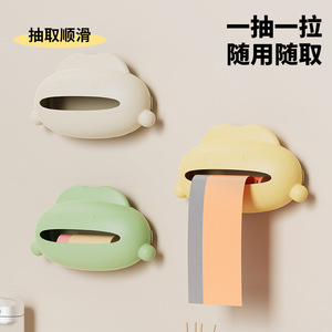 Garbage Bag <b>Storage</b> Box Wall Mounted Waterproof Lemon Yellow For <b>Kitchen</b> Bathroom Living Room Toilet - Product Image 2