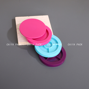 CAIYA özel etiket çok katmanlı istiflenebilir preslenmiş toz allık kompakt konteyner manyetik istifleme boş göz farı paleti vaka - Product Image 3