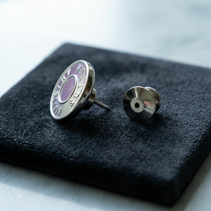 AA0143 Fashion No Sewing Perfect <b>button</b> |Round Metal Shank <b>Button</b> With Embossed Logo Nickel-Free Classic Style Circular Pattern - Product Image 1