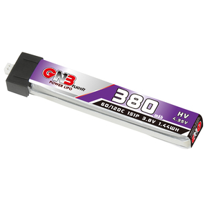 GAONENG GNB 1S 380mah 3.8V tête en plastique Molex 1.25 HV LiHV 60c 120c LiPo batterie Inductrix FPV BNF lame RC Horizon <span class=keywords><strong>eflite</strong></span> - Product Image 1