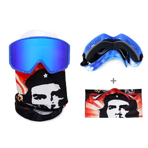Heated Snow Goggles HB-190D Heating Anti Fog System Magnetic Removable Lens Optional Ski Face Shield For Skiing Snowboard