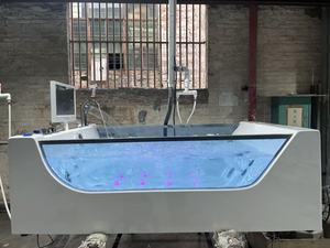 อ่างจากุซซี่หรูหรา HG สำหรับ 2 คน อ่างน้ำวนแบบตั้งพื้น อ่างอาบน้ำนวดในร่ม อ่างน้ำร้อนสำหรับโรงแรม อ่างสปาขนาดใหญ่ - Product Image 4