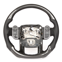 Volant sport en fibre de carbone véritable personnalisé pour Range Rover Sport 2010-2017 avec garantie de 12 mois