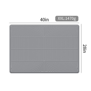 <span class=keywords><strong>Tapis</strong></span> en silicone Petop pour <span class=keywords><strong>litière</strong></span> de <span class=keywords><strong>chat</strong></span>, anti-fuite, en forme de patte, tampon de récupération des litières, imperméable, facile à nettoyer, attrape-litières pour chats d'intérieur - Product Image 6