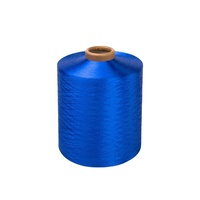 Fil de polyester DTY semi-mat noir Huilong 300D/288F de haute qualité, provenant du fabricant, pour textiles de maison, canapés, rideaux, tapis
