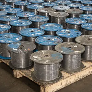 High Carbon Tensile Strength Hot Drawing Annealed Patenting Corrosion Resistance Smooth Steel Wire For Elevator Steel Rope