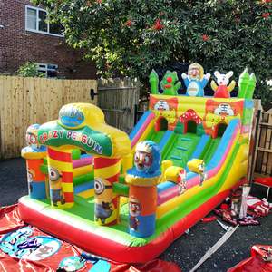 Castillo Inflable para Niños, Instalaciones de Entretenimiento Populares para <span class=keywords><strong>Fiestas</strong></span>, Tobogán Acuático Inflable, Castillo Inflable al por Mayor - Product Image 5