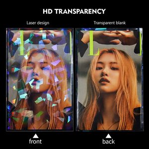 Vente en gros 58x98mm Holographique Premium Penny Photocard Manches Kpop <span class=keywords><strong>Corn</strong></span> Transparent Porte-Carte Fit Pour Idol Kpop Cartes - Product Image 4