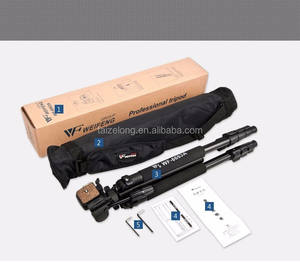 Trépied de voyage portable pour appareil photo numérique, monopode, équipement de photographie, charge 10KG, 62'', modèle Q 666 - Product Image 5