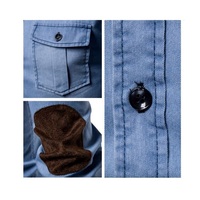 Souper Qualité À Manches Longues Denim Jeans Chemises Chemise Décontractée Pour Hommes Meilleures Ventes Avec Logo Personnalisé Fournisseur De BD