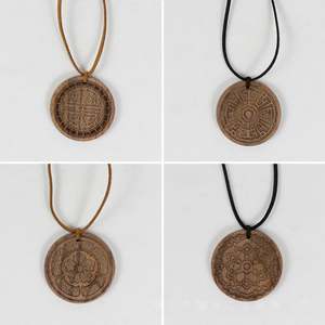 Pendentif diffuseur d'arômes pour voiture en bois de noyer noir durable, pour grille d'aération, cadeau créatif - Product Image 4