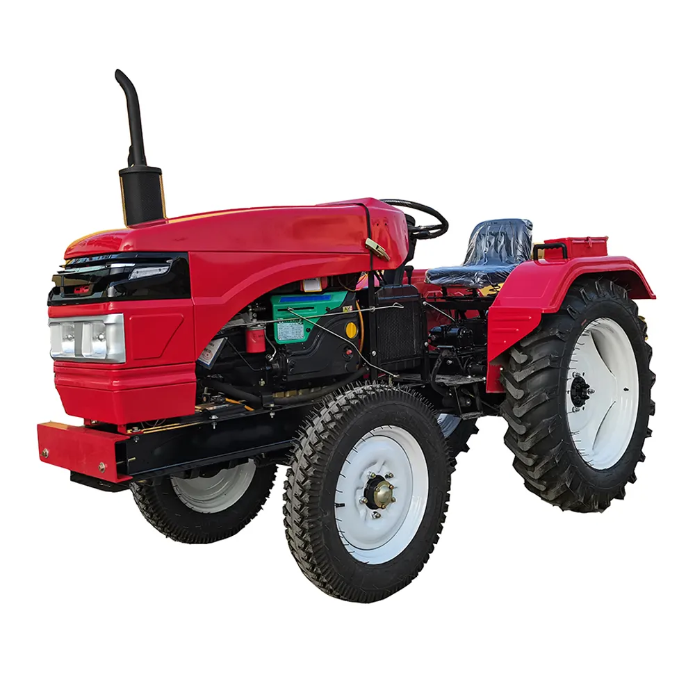 Venta caliente China hogar y jardín Equipo Mini tractor con implementos agrícolas 35hp 4wd tractor agrícola mini tractor precio