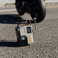 Aspirateur de voiture 4-en-1 haut de gamme sans fil, démarreur de secours 12V, gonfleur de pneus, pompe à air, lumière d'urgence, certifié CE FCC RoHS, qualité supérieure