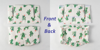 Coussin de chaise haute pour bébé, 100% polyester, imprimé cactus, imperméable, lavable en machine, écologique, couleur personnalisable