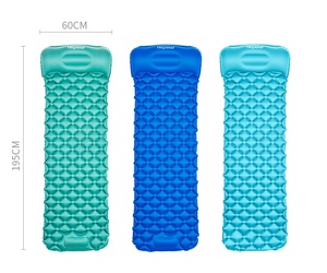 HISPEED-Colchón autoinflable compacto y ligero para mochileros, colchoneta plegable para dormir tipo aire con bomba integrada - Product Image 1