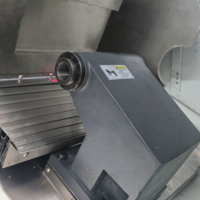 Tour CNC à banc incliné haute précision TCK550Y, précision de répétition de 0,003 mm, structure rigide 45, 4000 tr/min, broche A2-6, 220V