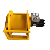 Petit treuil hydraulique compact en acier portable avec câble en acier pour grues automobiles marines et remorquage