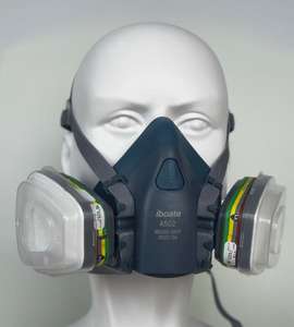 Masker keamanan <span class=keywords><strong>Respirator</strong></span> Gas beracun, <span class=keywords><strong>Respirator</strong></span> keamanan Anti Gas peralatan keselamatan industri <span class=keywords><strong>Respirator</strong></span> setengah wajah - Product Image 6