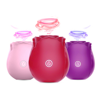 Saugvibrator Klitoris-Stimulator Klitoris-Sauger Nippel-Stimulator Sexspielzeug Sauger Rose Sexspielzeug Vibrator für Frauen