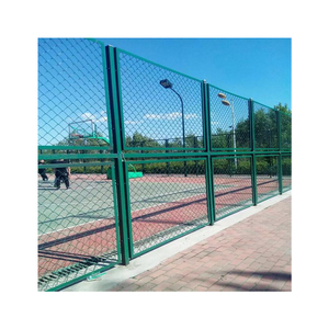 Chất lượng đáng tin cậy mạ kẽm dệt dây lưới vườn hàng rào lưới Chuỗi liên kết hàng rào vật liệu thép PVC lớp phủ uốn - Product Image 2