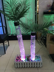 Coffee shop decorazione vegetale illuminazione a led acqua bolla luce del tubo albero coffee shop mobili - Product Image 5