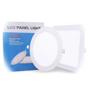 2024 NUEVO Precio de fábrica Liangte alto lumen iluminado 3 colores iluminación de techo empotrada Luz de panel LED delgada