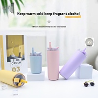 Cangkir kopi Mini 304, termos luar ruangan portabel besar berlapis ganda, desain klasik termal