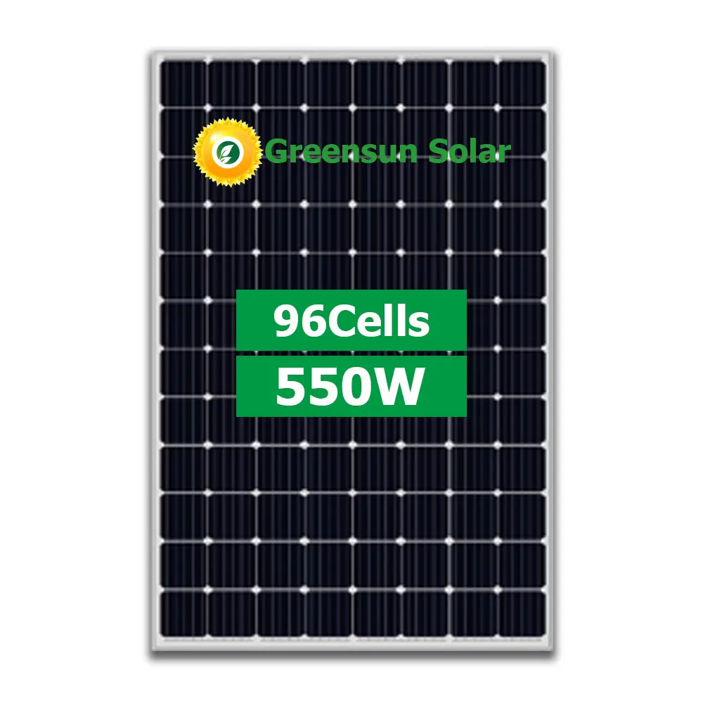 Hohe Kapazität 550W Solar Panel Zellen 550Watt 500watt Solar Straf für Haus System