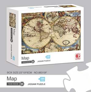 Vente en gros d'usine, puzzles de peinture à l'huile sur toile de <span class=keywords><strong>paysage</strong></span> en papier épais de haute qualité, 1000 pièces, pour adultes et adolescents. - Product Image 2