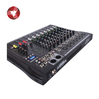 Console de mixage audio 8 canaux Système de son +48V Alimentation fantôme