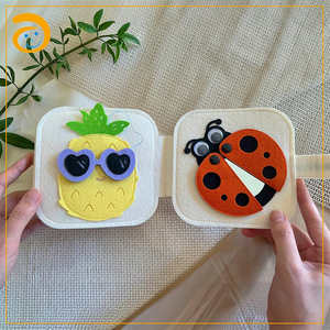 <span class=keywords><strong>Libro</strong></span> de tela suave de fieltro para bebés, León, <span class=keywords><strong>Libro</strong></span> de actividades, Juguete de viaje para bebés, <span class=keywords><strong>Libro</strong></span> de actividades educativas tempranas - Product Image 5