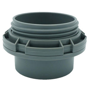 Accessoires industriels pour le traitement de l'eau, double prise filetée droite, type VU, Kansaikako P32-001, taille de port 50A - Product Image 1