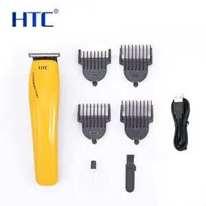 Htc AT-528A Mannen Draadloze Zero Cutting T-Blade Kalende Draadloze Haartrimmer Home Grooming