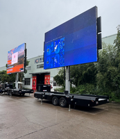 Écran LED grand format d'extérieur EF22 P6 pour diffusion publicitaire, panneau d'affichage numérique mural fixe couleur, remorques d'affichage SDK