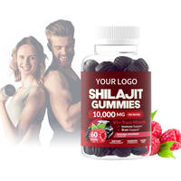 Compléments Gommeux de Haute Qualité Saveur Framboise 85+ Oligo-éléments Extrait Pur de Shilajit de l'Himalaya Marque Privée Adulte