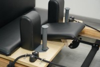 Máquina de Pilates Reformer Profesional, Plegable, de Madera, para Estudio y Ejercicio en Casa