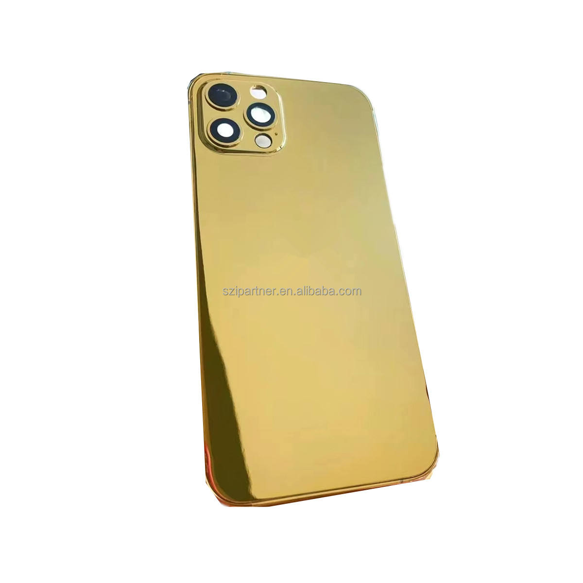 Back Cover Iphone 12 Pro Max Gold Plated Price Luxury 24K Gold